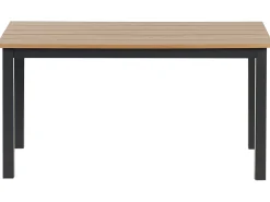 Stół ogrodowy MESSINA 100 cm 52 cm Czarny