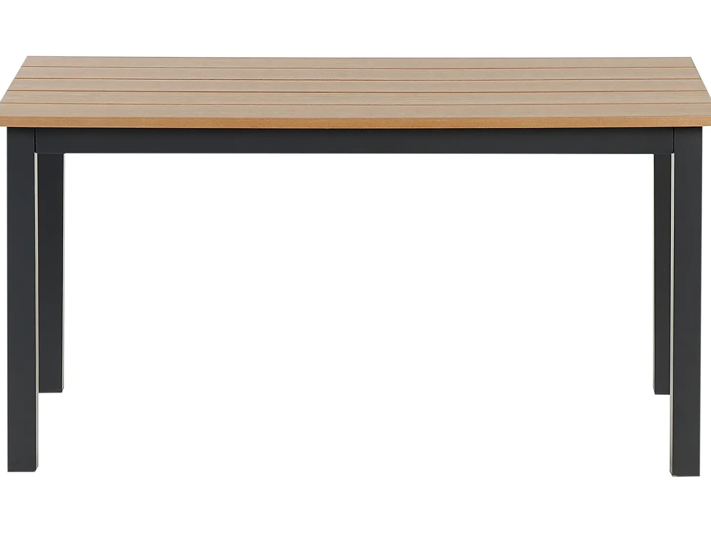 Stół ogrodowy MESSINA 100 cm 52 cm Czarny