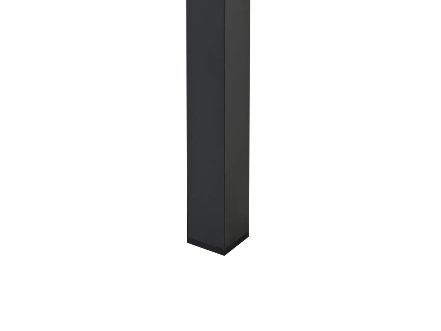 Stół ogrodowy MESSINA 100 cm 52 cm Czarny