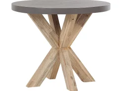 Stół ogrodowy OLBIA 90 cm 90 cm Beton Szary