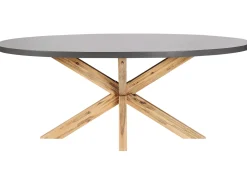 Stół ogrodowy ORISTANO 190 cm 100 cm Beton Szary