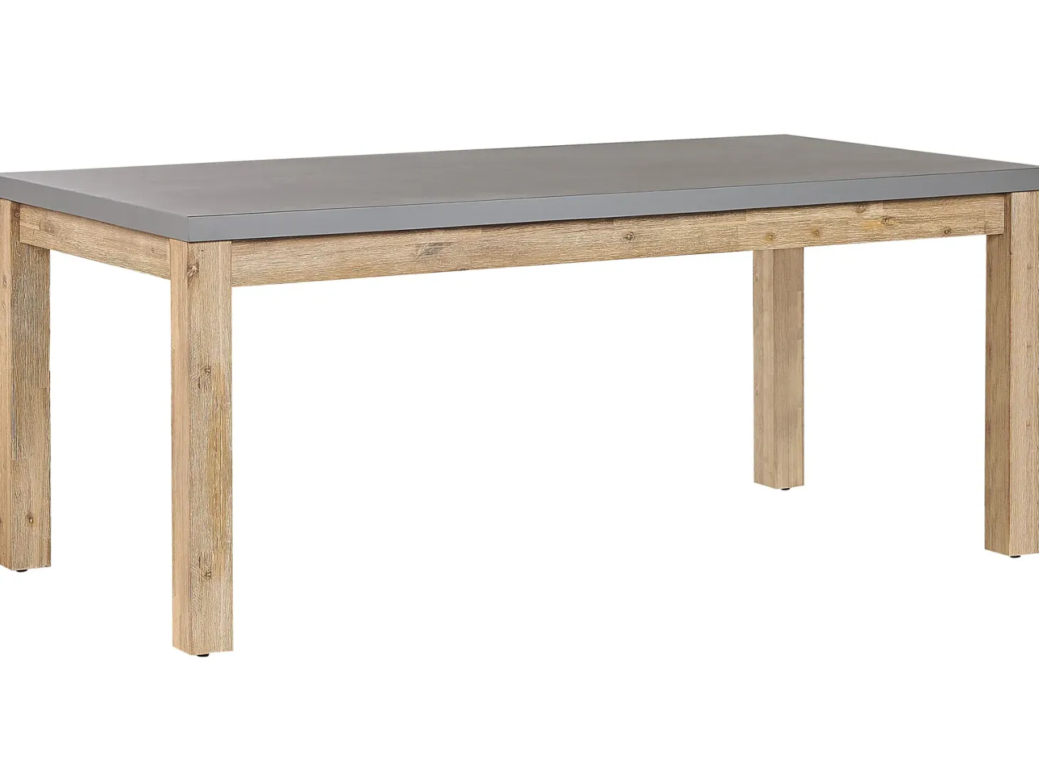 Stół ogrodowy OSTUNI 180 cm 90 cm Beton Szary