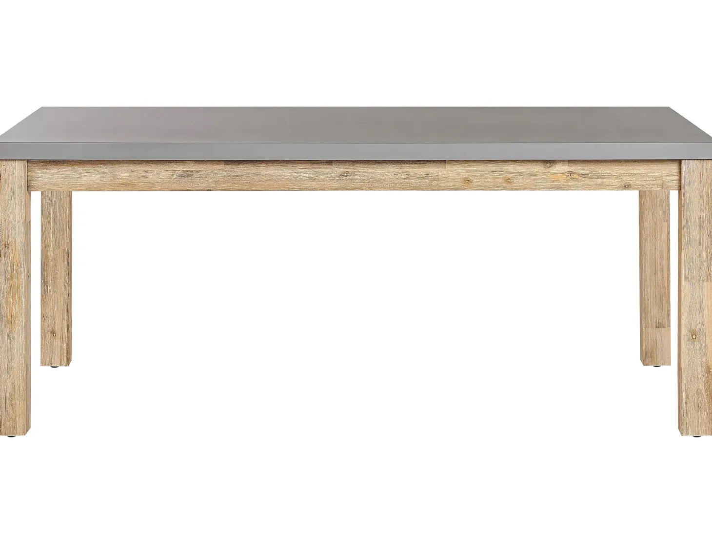 Stół ogrodowy OSTUNI 180 cm 90 cm Beton Szary