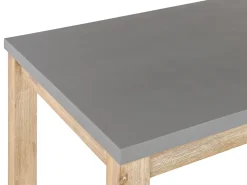 Stół ogrodowy OSTUNI 180 cm 90 cm Beton Szary