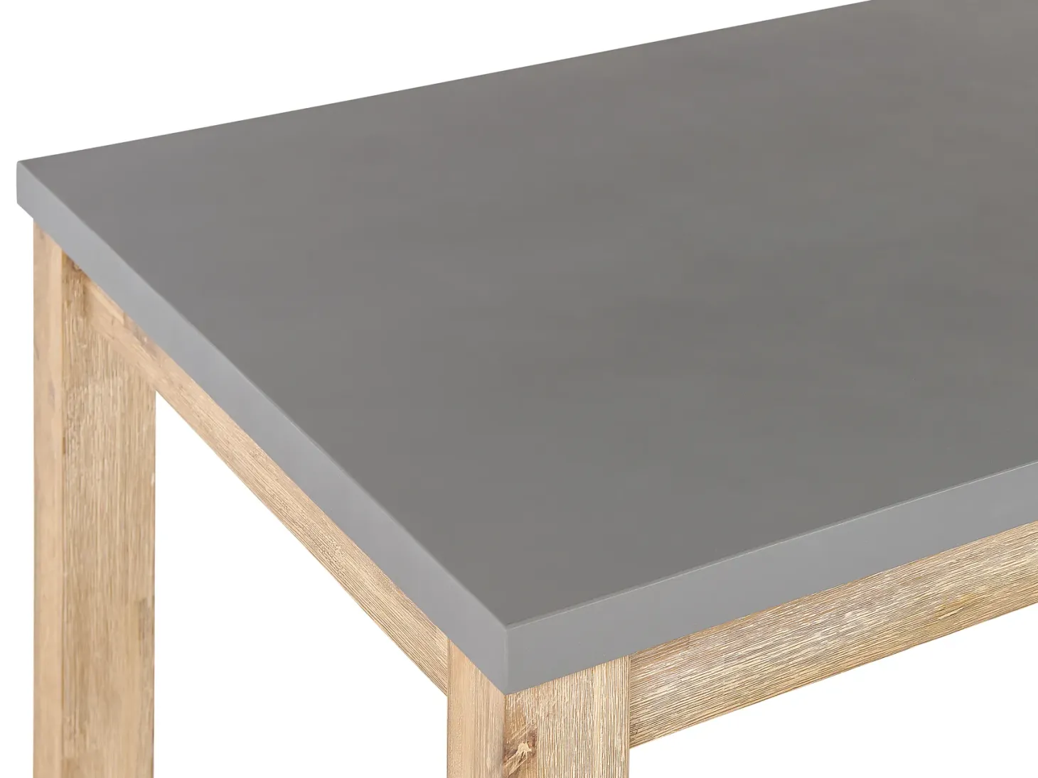 Stół ogrodowy OSTUNI 180 cm 90 cm Beton Szary