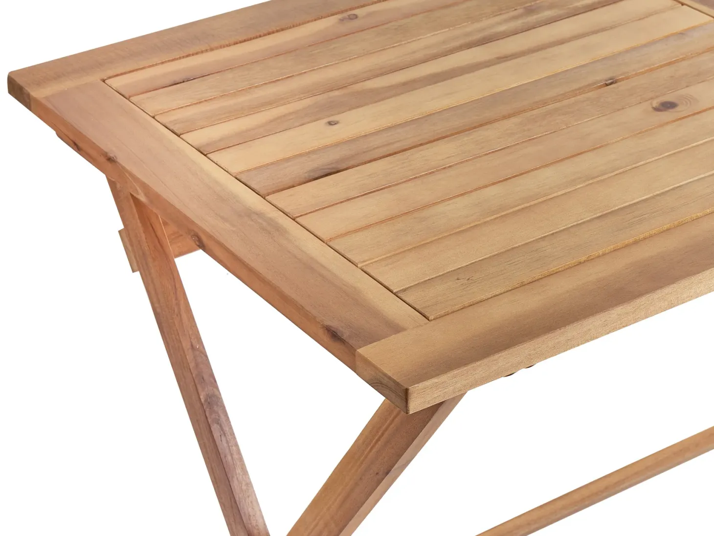 Stół ogrodowy PROSSEDI 120 cm 60 cm Drewno akacjowe Brązowy