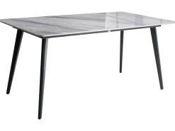 Stół ogrodowy RODALLO 160 cm 90 cm Kamień Szary marmur
