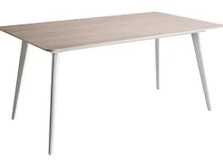 Stół ogrodowy RODALLO 160 cm 90 cm Kamień Efekt trawertynu