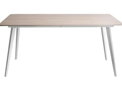 Stół ogrodowy RODALLO 160 cm 90 cm Kamień Efekt trawertynu
