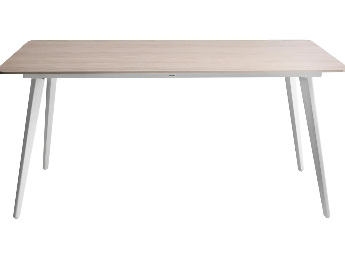 Stół ogrodowy RODALLO 160 cm 90 cm Kamień Efekt trawertynu