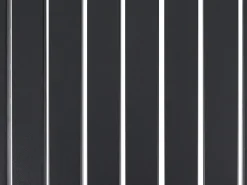 Stół ogrodowy rozkładany ARDESIO 160/220 cm 90 cm Metal Ciemnoszary