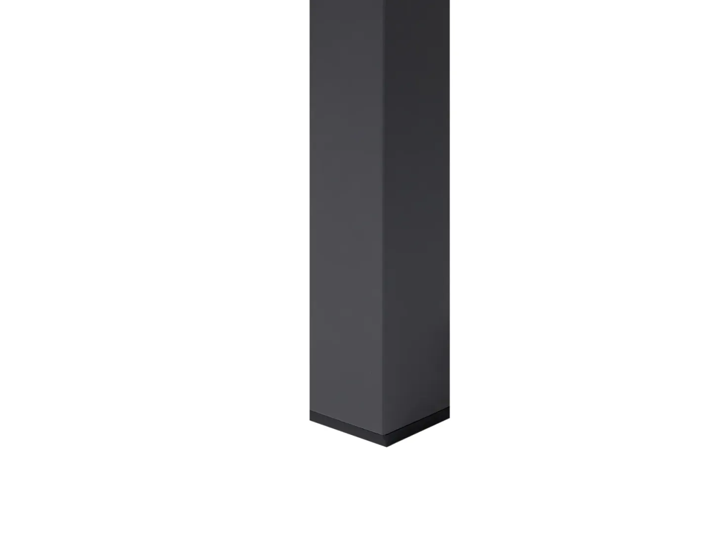 Stół ogrodowy rozkładany ARDESIO 160/220 cm 90 cm Metal Ciemnoszary
