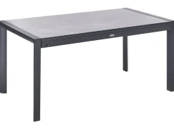 Stół ogrodowy rozkładany BINASCO 160/220 cm 90 cm Imitacja kamienia Szary