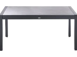 Stół ogrodowy rozkładany BINASCO 160/220 cm 90 cm Imitacja kamienia Szary