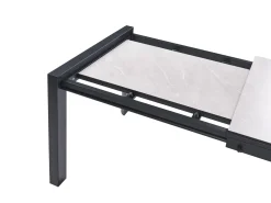 Stół ogrodowy rozkładany BINASCO 160/220 cm 90 cm Beżowy