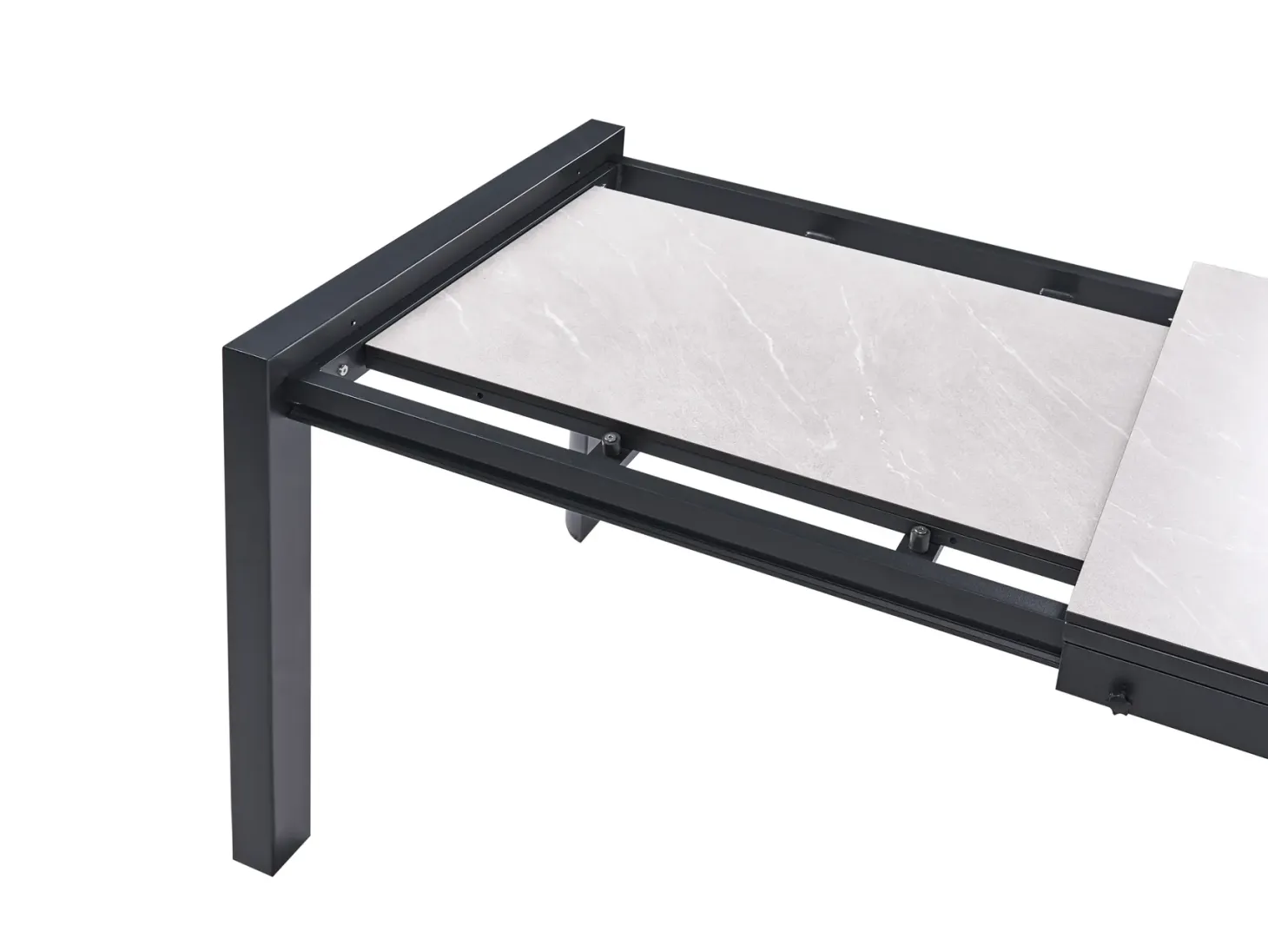 Stół ogrodowy rozkładany BINASCO 160/220 cm 90 cm Beżowy