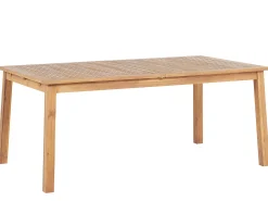 Stół ogrodowy rozkładany CESANA 180/240 cm 100 cm Drewno akacjowe Jasnobrązowy