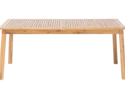 Stół ogrodowy rozkładany CESANA 180/240 cm 100 cm Drewno akacjowe Jasnobrązowy