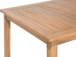 Stół ogrodowy rozkładany CESANA 180/240 cm 100 cm Drewno akacjowe Jasnobrązowy
