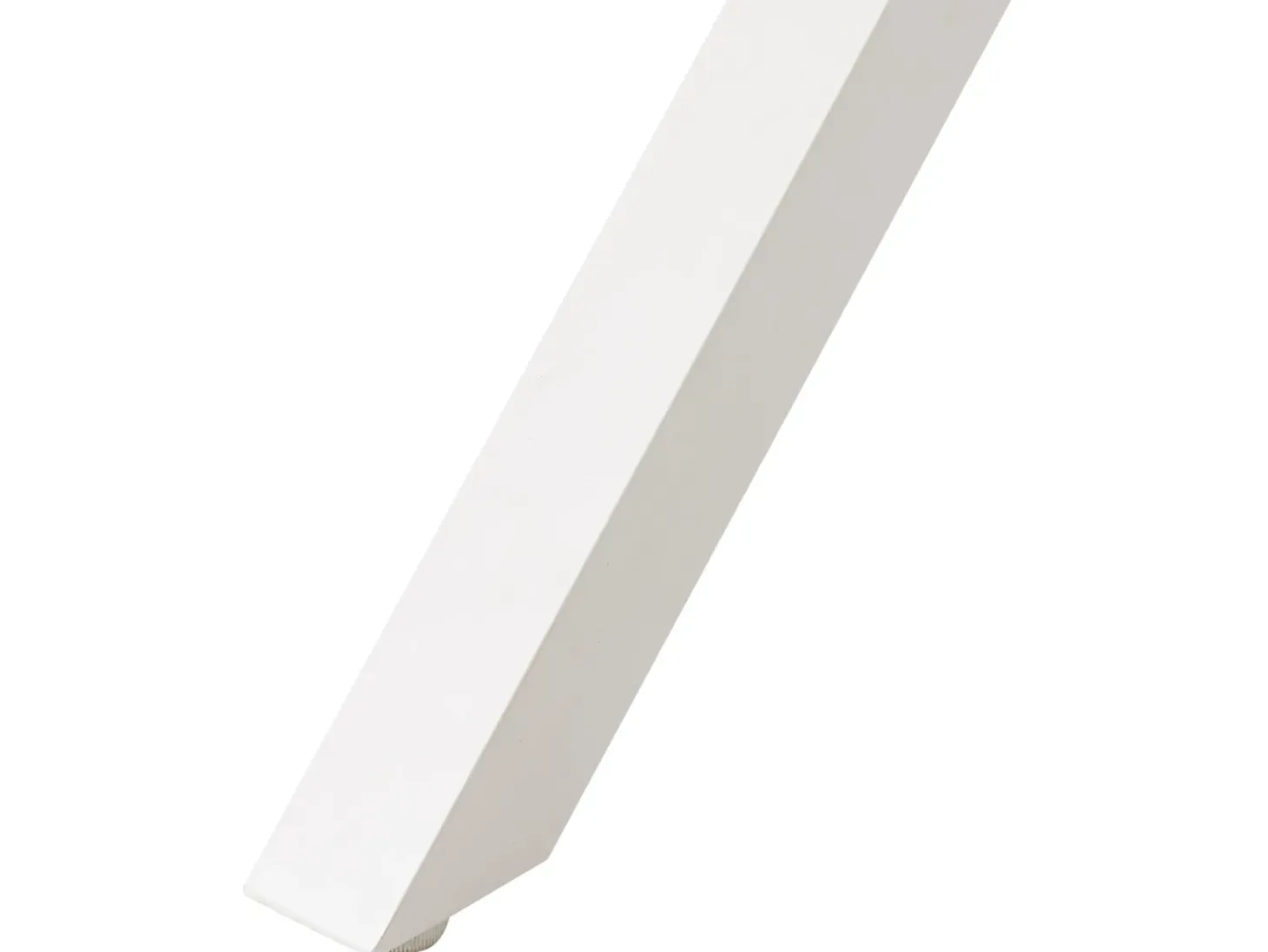Stół ogrodowy rozkładany FANES 184/242 cm 90 cm Metal Biały