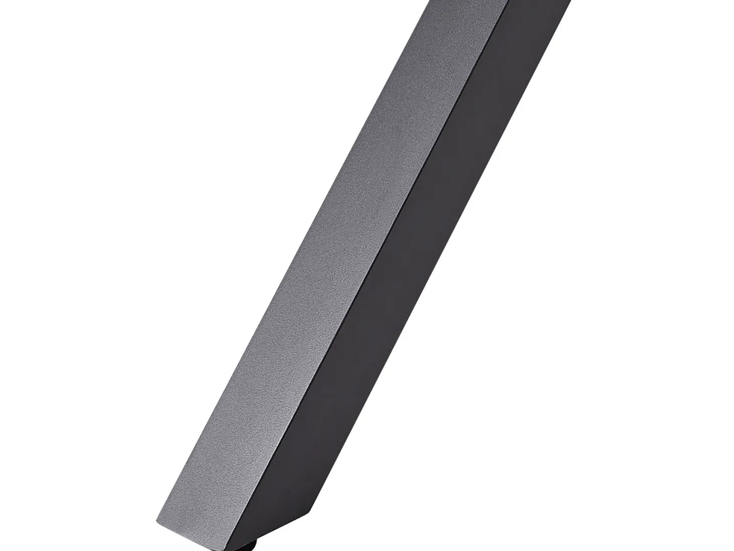 Stół ogrodowy rozkładany FANES 184/242 cm 90 cm Metal Grafitowy