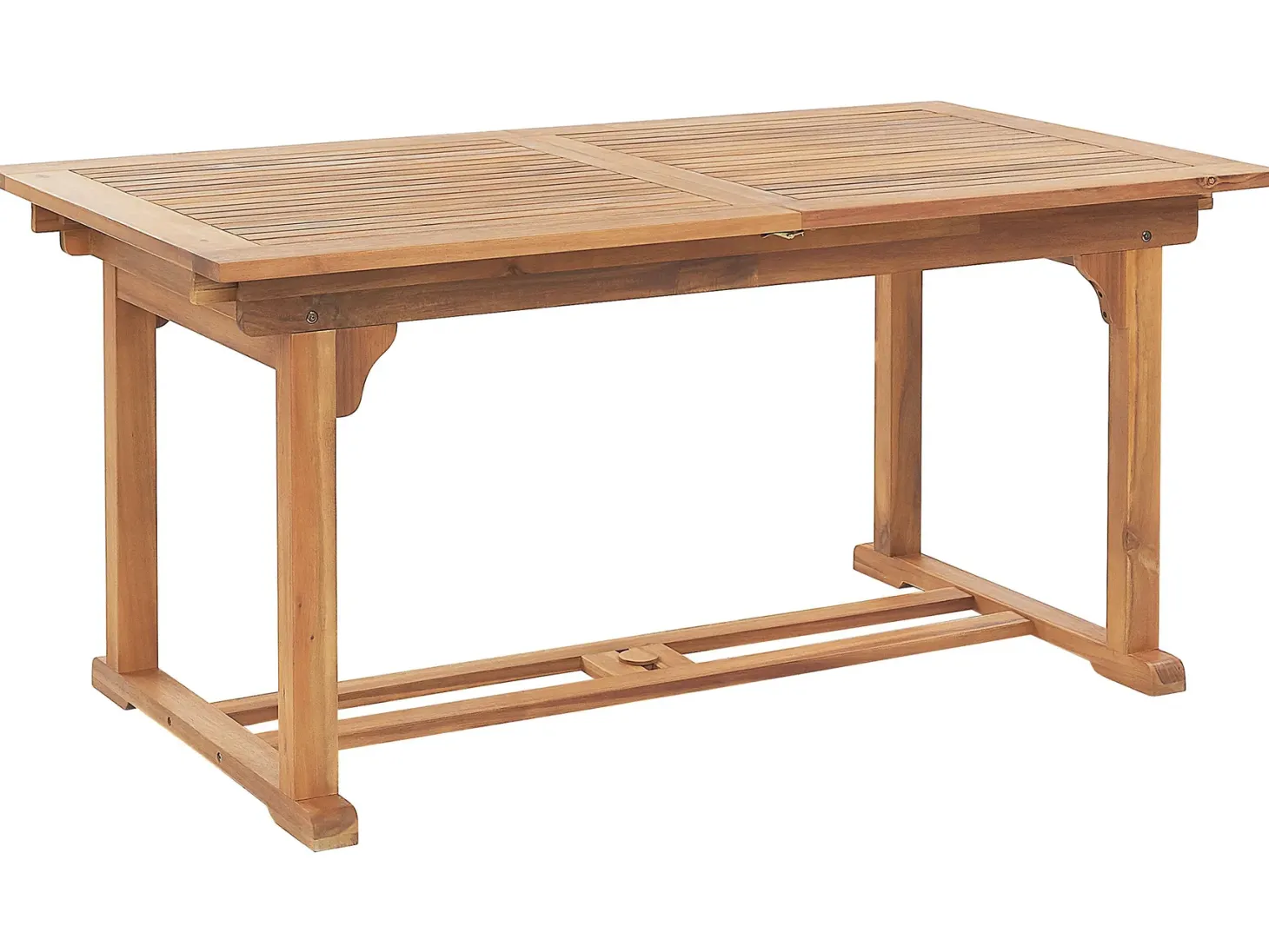 Stół ogrodowy rozkładany JAVA 160/220 cm 90 cm Drewno akacjowe Jasnobrązowy