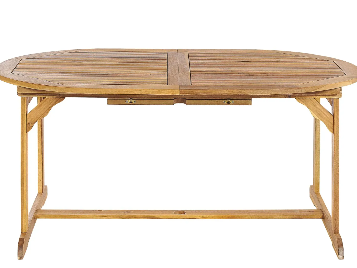 Stół ogrodowy rozkładany MAUI 160/220 cm 100 cm Drewno akacjowe Jasnobrązowy