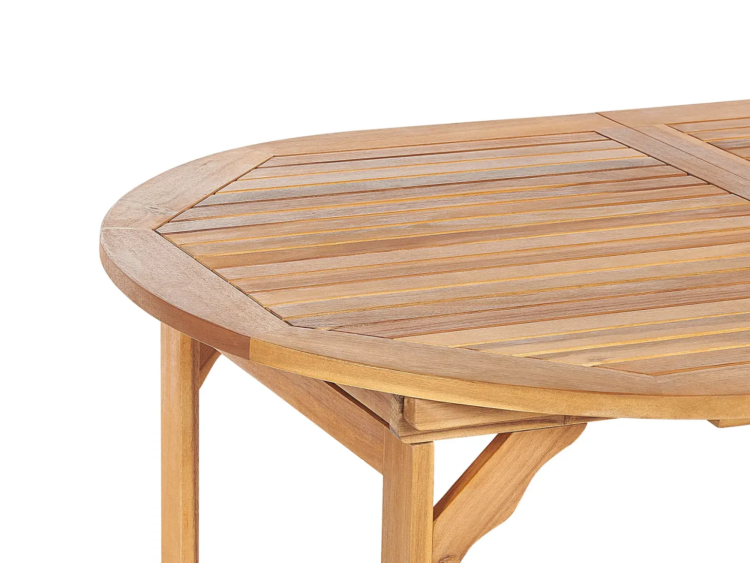 Stół ogrodowy rozkładany MAUI 160/220 cm 100 cm Drewno akacjowe Jasnobrązowy