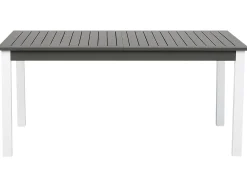Stół ogrodowy rozkładany PANCOLE 168/248 cm 100 cm Metal Szary