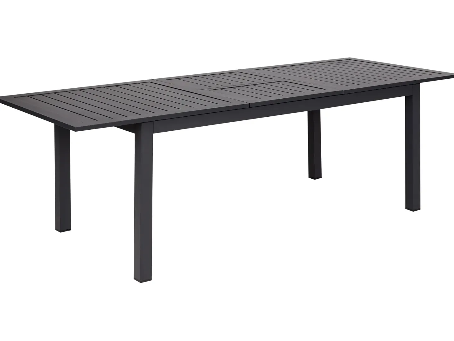 Stół ogrodowy rozkładany SKALOMA 180/240 cm 90 cm Metal Ciemnoszary