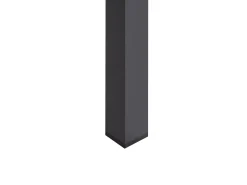 Stół ogrodowy rozkładany SKALOMA 180/240 cm 90 cm Metal Ciemnoszary