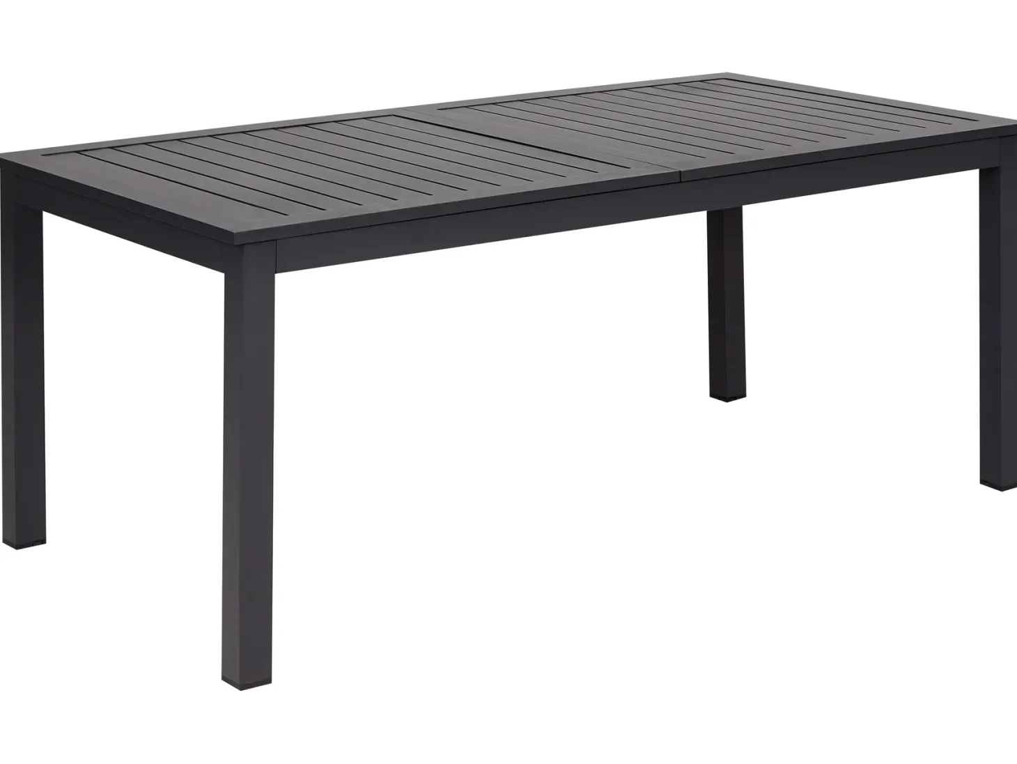 Stół ogrodowy rozkładany SKALOMA 180/240 cm 90 cm Metal Ciemnoszary