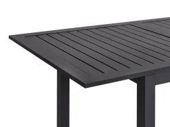 Stół ogrodowy rozkładany SKALOMA 180/240 cm 90 cm Metal Ciemnoszary