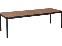Stół ogrodowy rozkładany TOFANE 198/248 cm 90 cm Brązowy