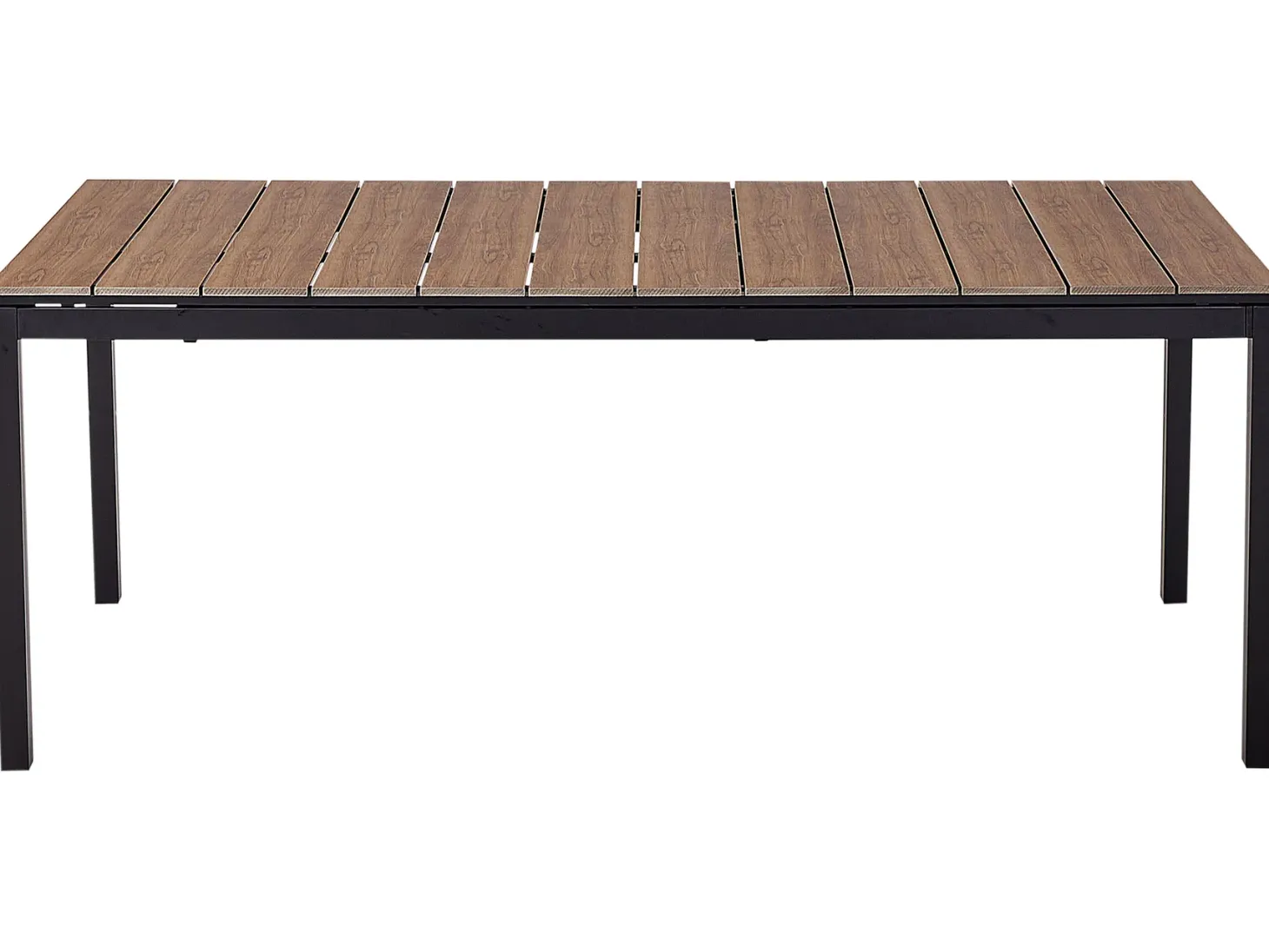 Stół ogrodowy rozkładany TOFANE 198/248 cm 90 cm Brązowy