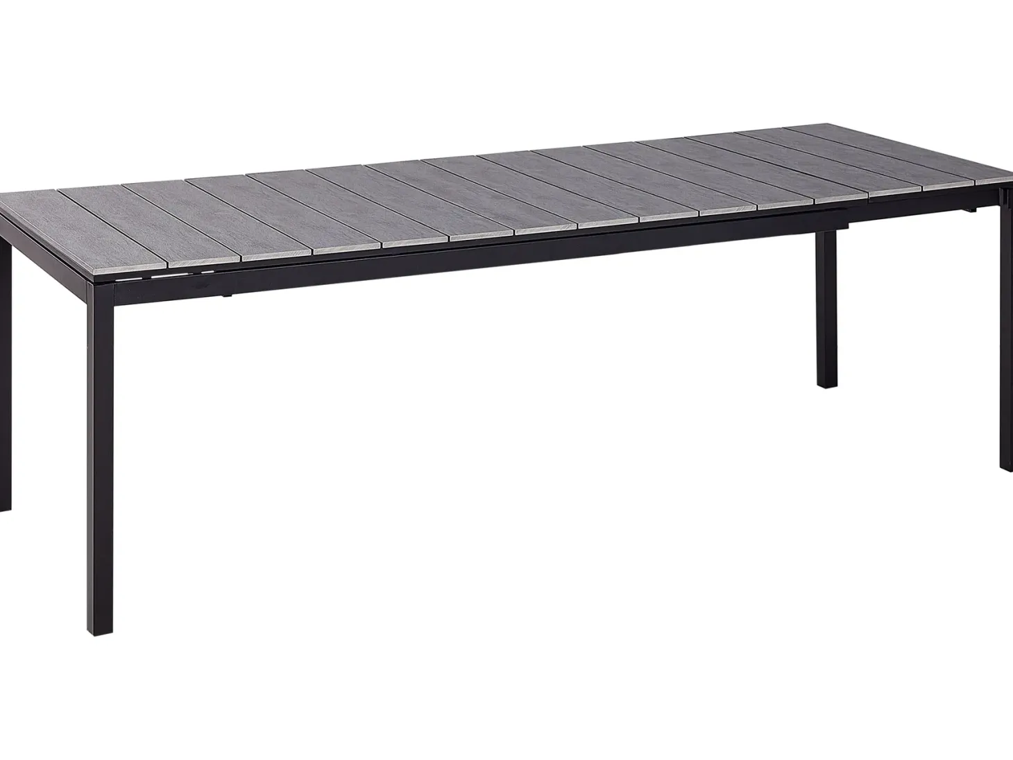Stół ogrodowy rozkładany TOFANE 198/248 cm 90 cm Szary