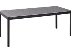 Stół ogrodowy rozkładany TOFANE 198/248 cm 90 cm Szary