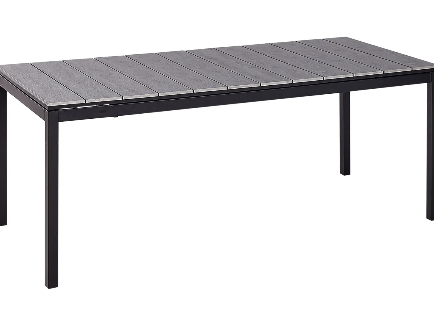 Stół ogrodowy rozkładany TOFANE 198/248 cm 90 cm Szary