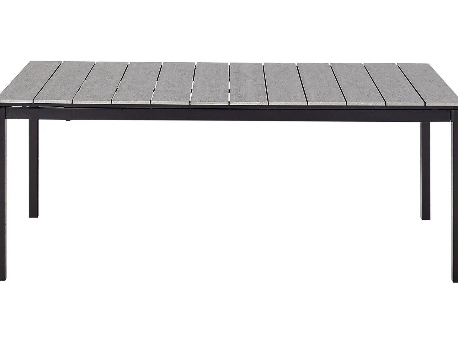 Stół ogrodowy rozkładany TOFANE 198/248 cm 90 cm Szary
