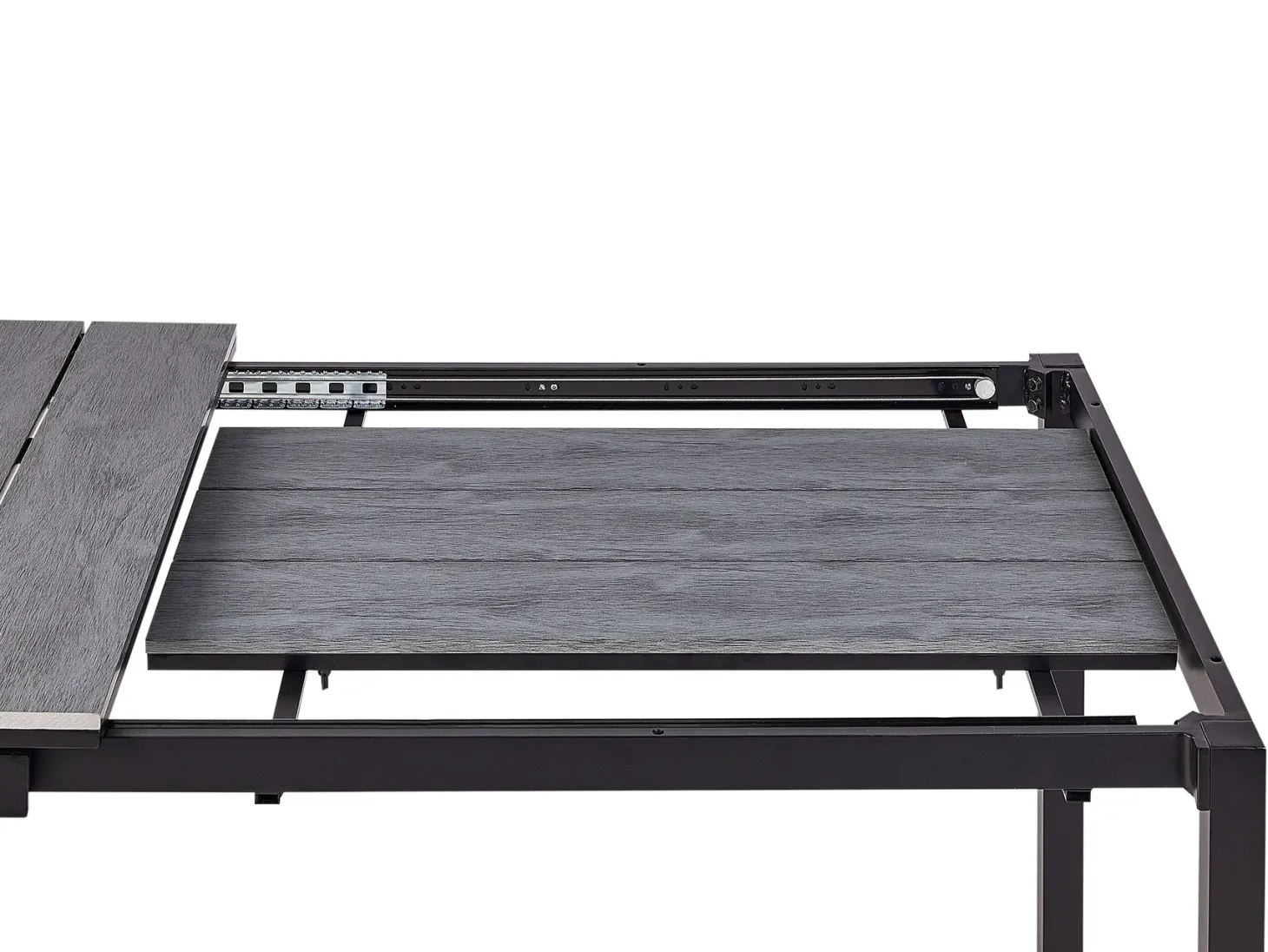 Stół ogrodowy rozkładany TOFANE 198/248 cm 90 cm Szary