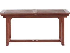 Stół ogrodowy rozkładany TOSCANA 160/220 cm 90 cm Drewno akacjowe Ciemnobrązowy