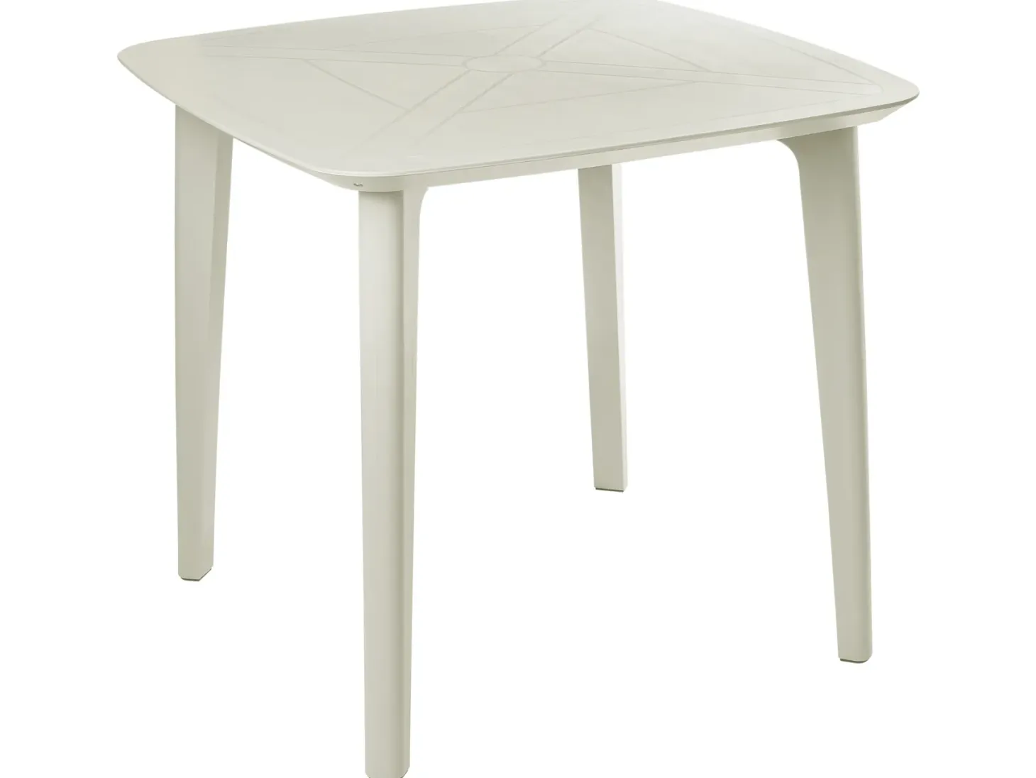 Stół ogrodowy SORICO 86 cm 86 cm Jasnobeżowy