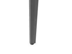 Stół ogrodowy SOVARETO 180 cm 90 cm Efekt marmuru Czarny marmur