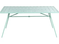 Stół ogrodowy TERENZO 160 cm 90 cm Metal Miętowy