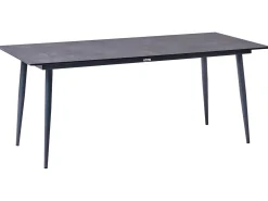 Stół ogrodowy TOLENTINO 180 cm 90 cm Imitacja kamienia Szary