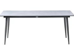 Stół ogrodowy TOLENTINO 180 cm 90 cm Imitacja kamienia Jasnoszary