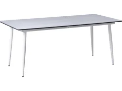 Stół ogrodowy TOLENTINO 180 cm 90 cm Imitacja kamienia Efekt trawertynu