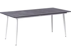 Stół ogrodowy TOLENTINO 180 cm 90 cm Imitacja kamienia Szary