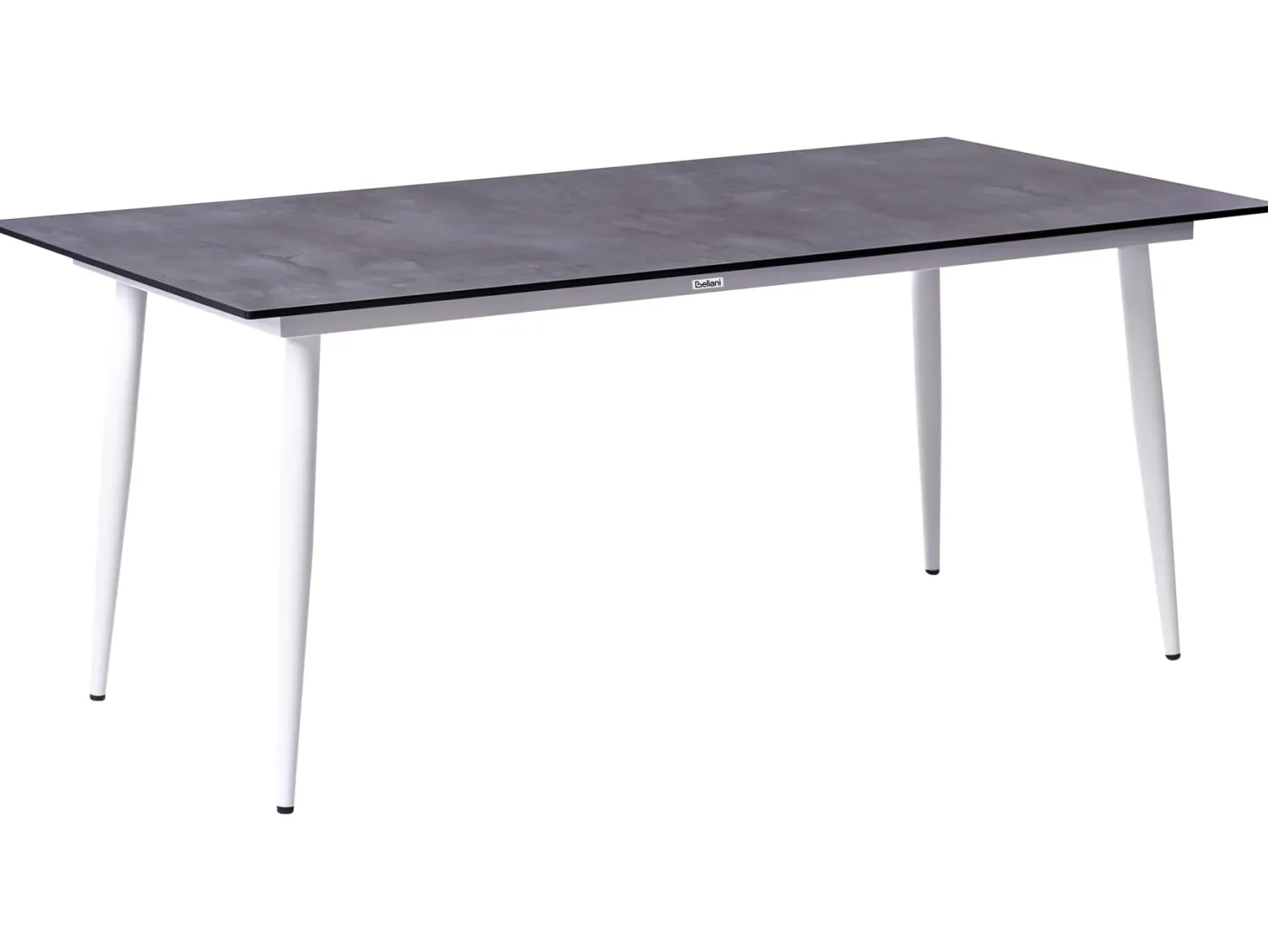 Stół ogrodowy TOLENTINO 180 cm 90 cm Imitacja kamienia Szary