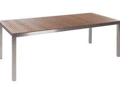 Stół ogrodowy VIAREGGIO 200 cm 90 cm Certyfikowane drewno tekowe Brązowy